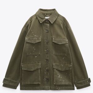 Zara multi pocket jacket S